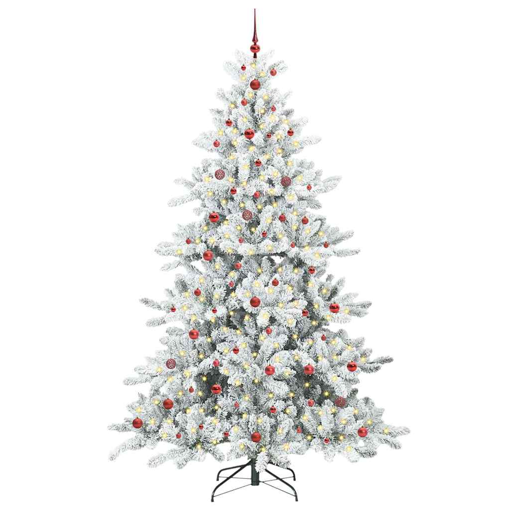 Kunstmatige Inklapbare Kerstboom met 300 LED 240 cm PVC