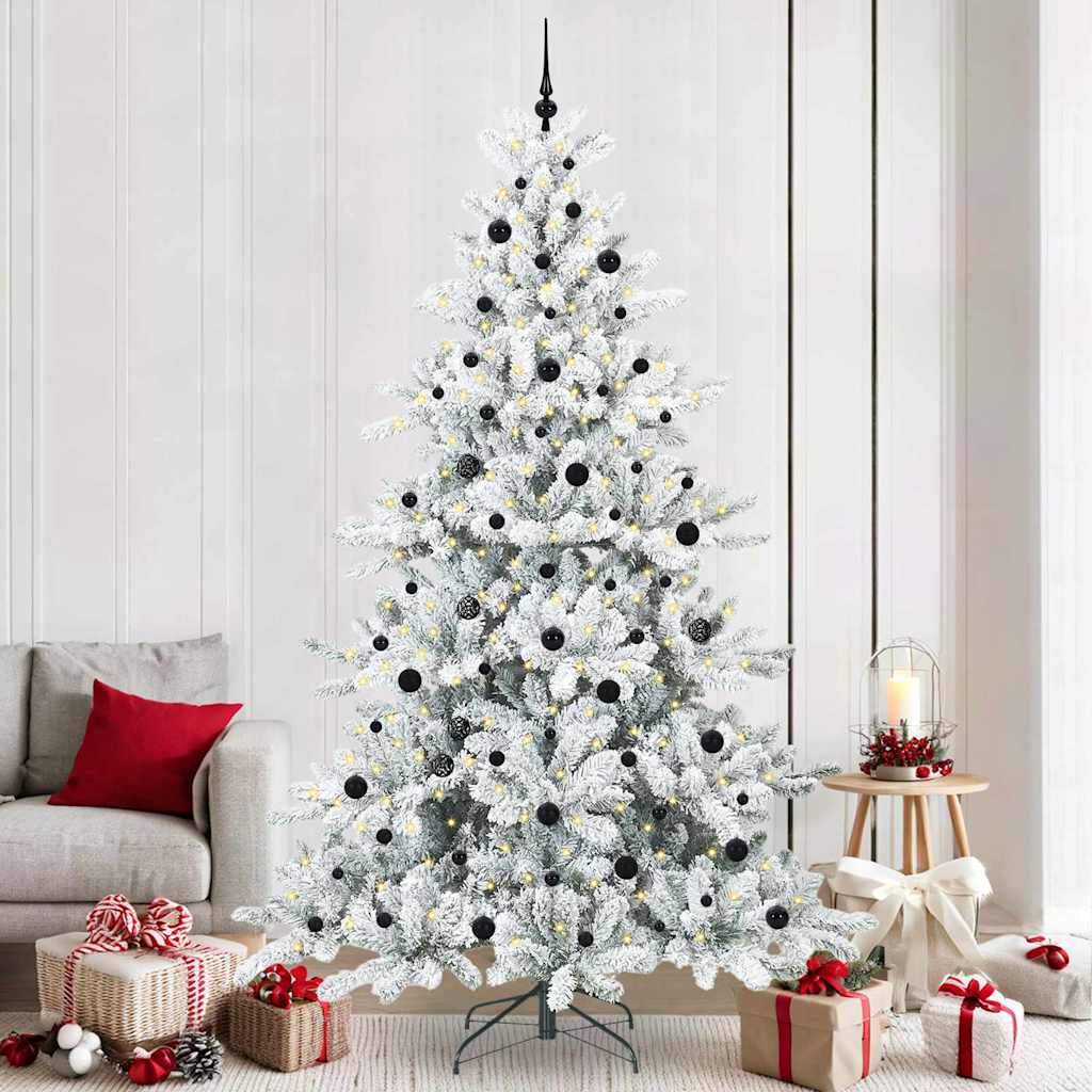 Kunstmatige Inklapbare Kerstboom met 300 LED 240 cm PVC