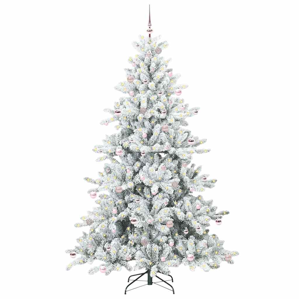 Kunstmatige Inklapbare Kerstboom met 300 LED 240 cm PVC
