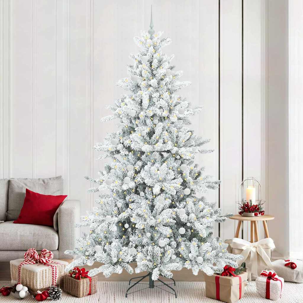Kunstmatige Inklapbare Kerstboom met 300 LED 240 cm PVC