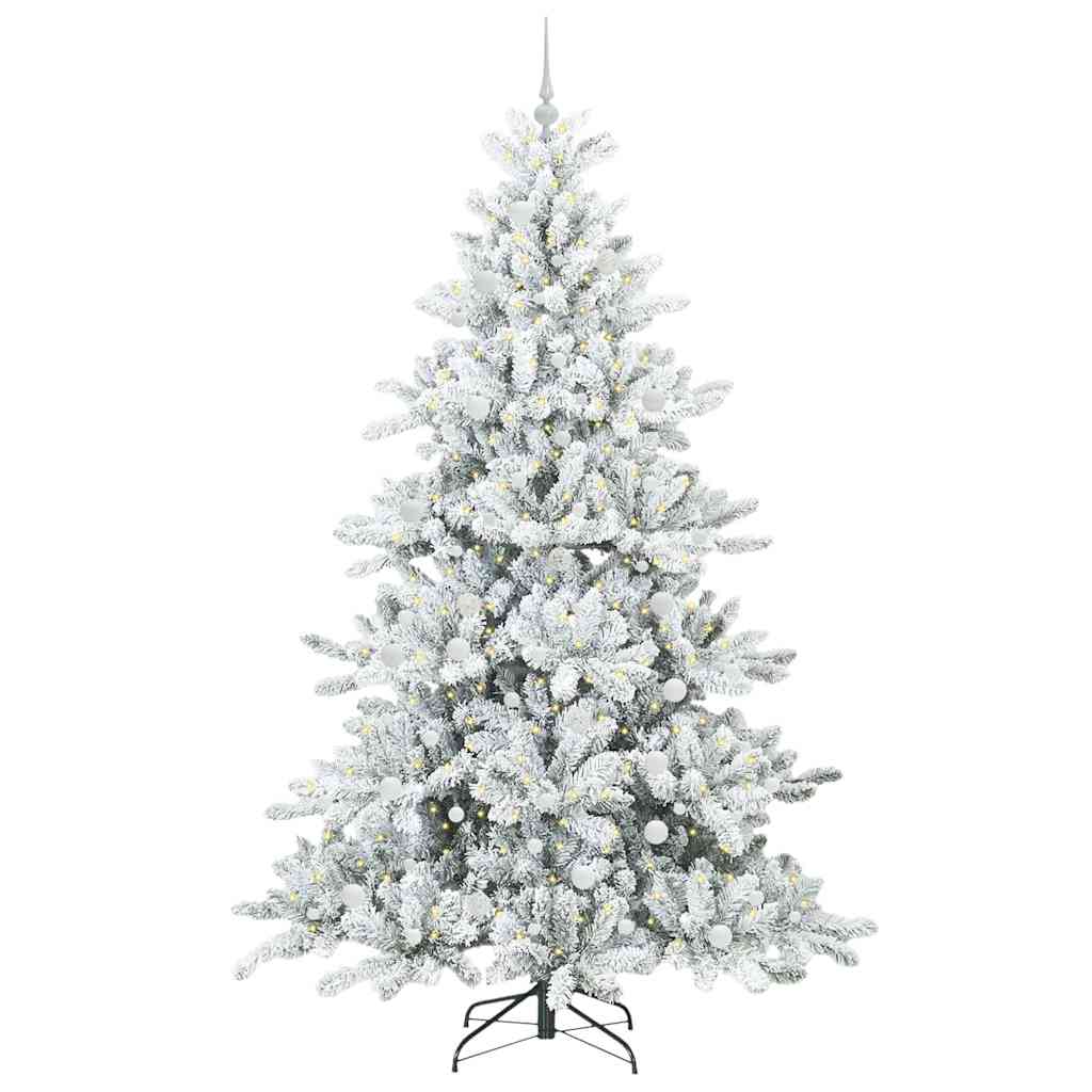 Kunstmatige Inklapbare Kerstboom met 300 LED 240 cm PVC