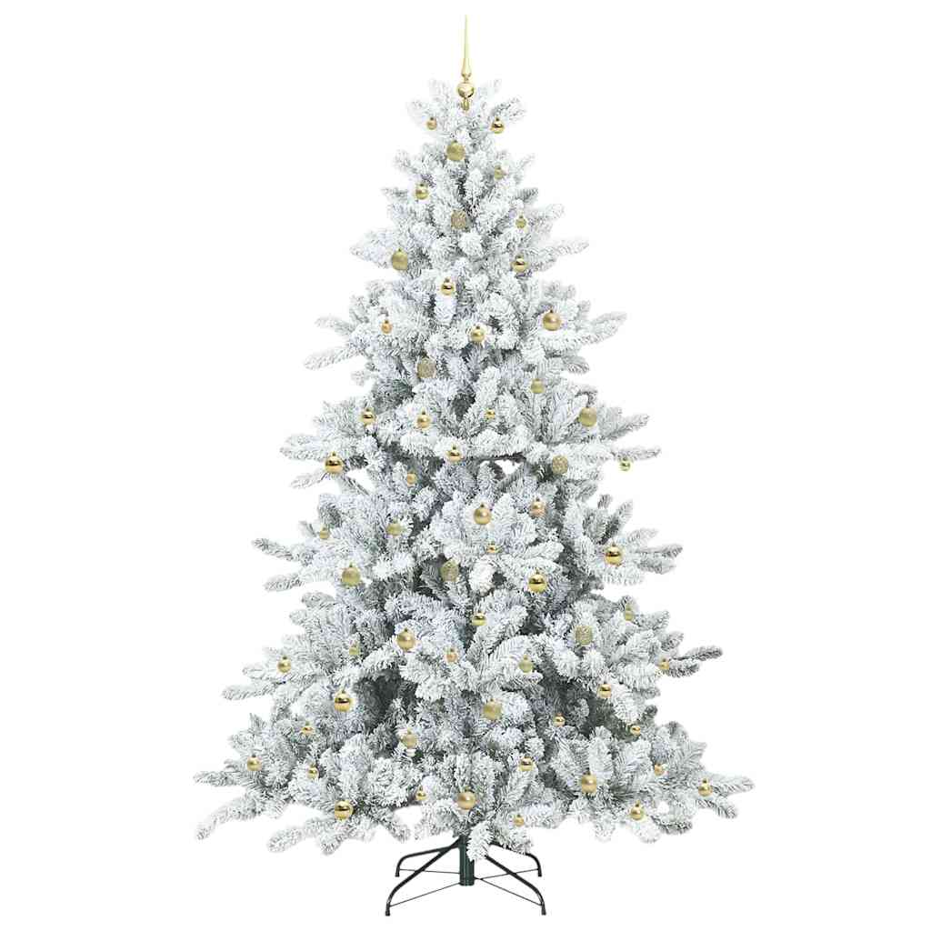 Kunstmatige Inklapbare Kerstboom met 300 LED 240 cm PVC