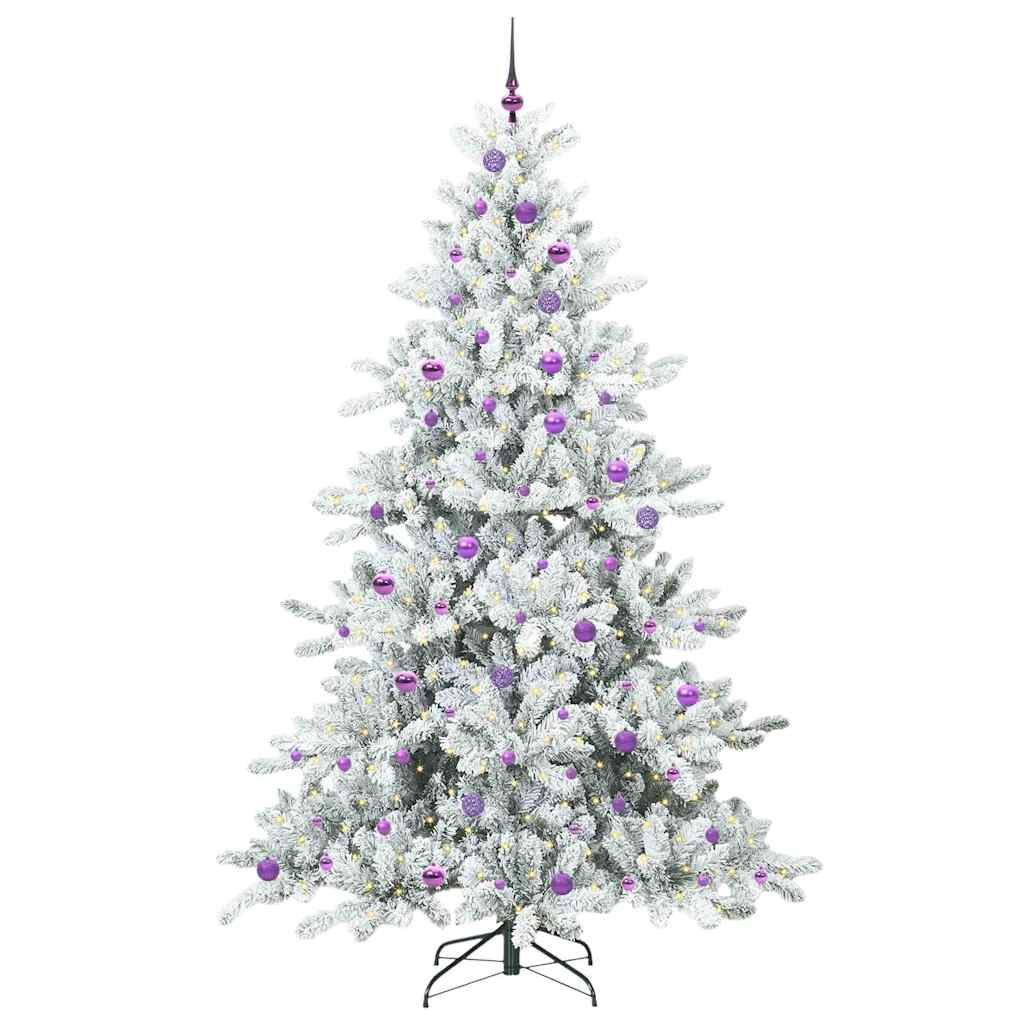 Kunstmatige Inklapbare Kerstboom met 300 LED 240 cm PVC