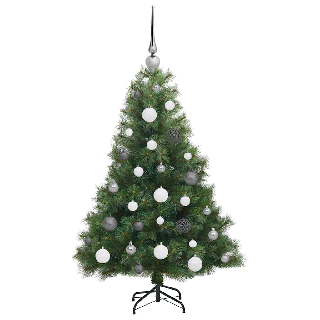Kunstkerstboom met 150 LED met standaard Groen 120 cm PE en PVC
