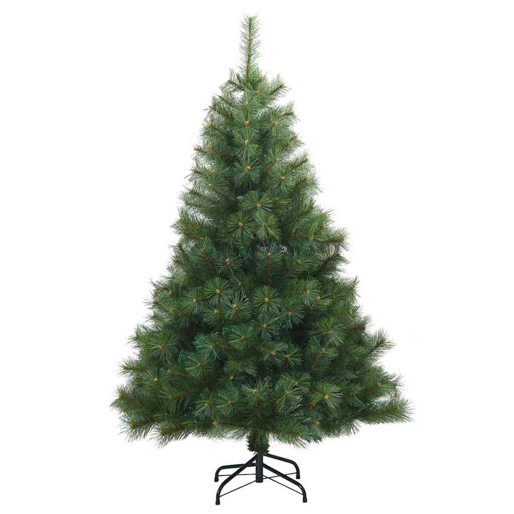 Kunstkerstboom met 150 LED met standaard Groen 120 cm PE en PVC