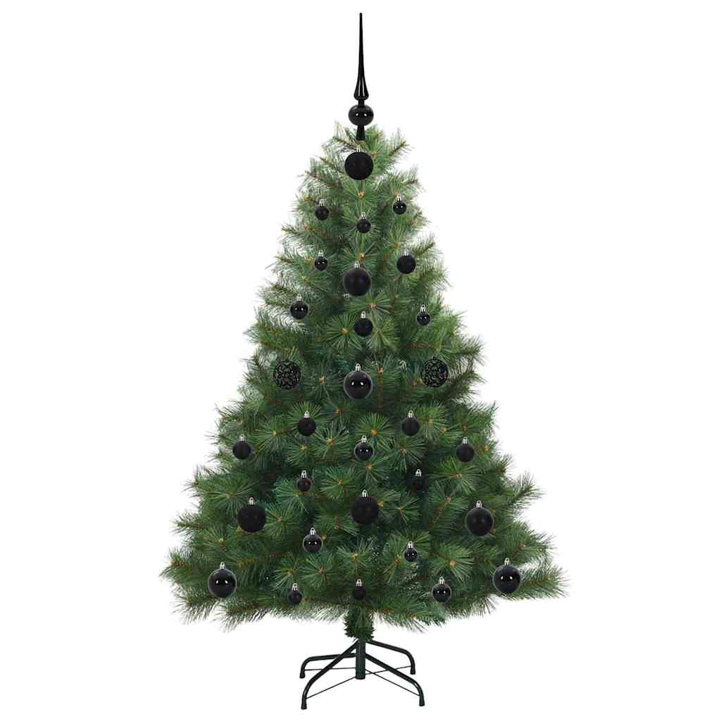Kunstkerstboom met 150 LED met standaard Groen 120 cm PE en PVC