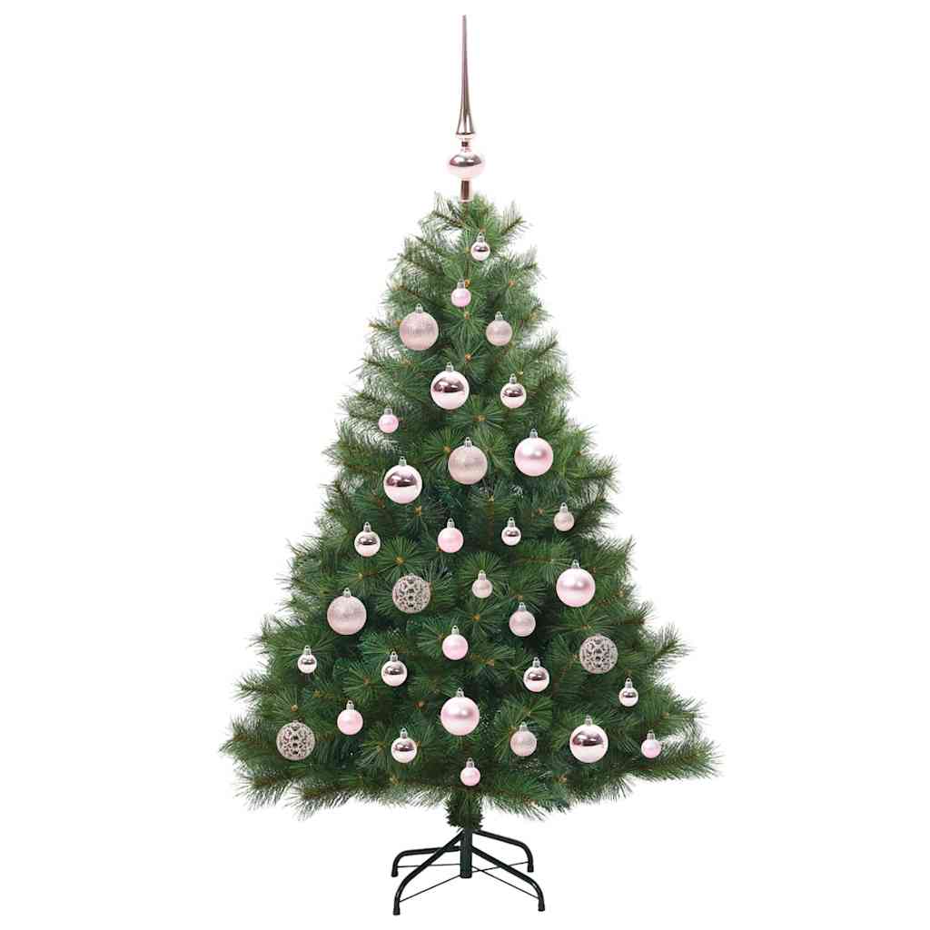 Kunstkerstboom met 150 LED met standaard Groen 120 cm PE en PVC
