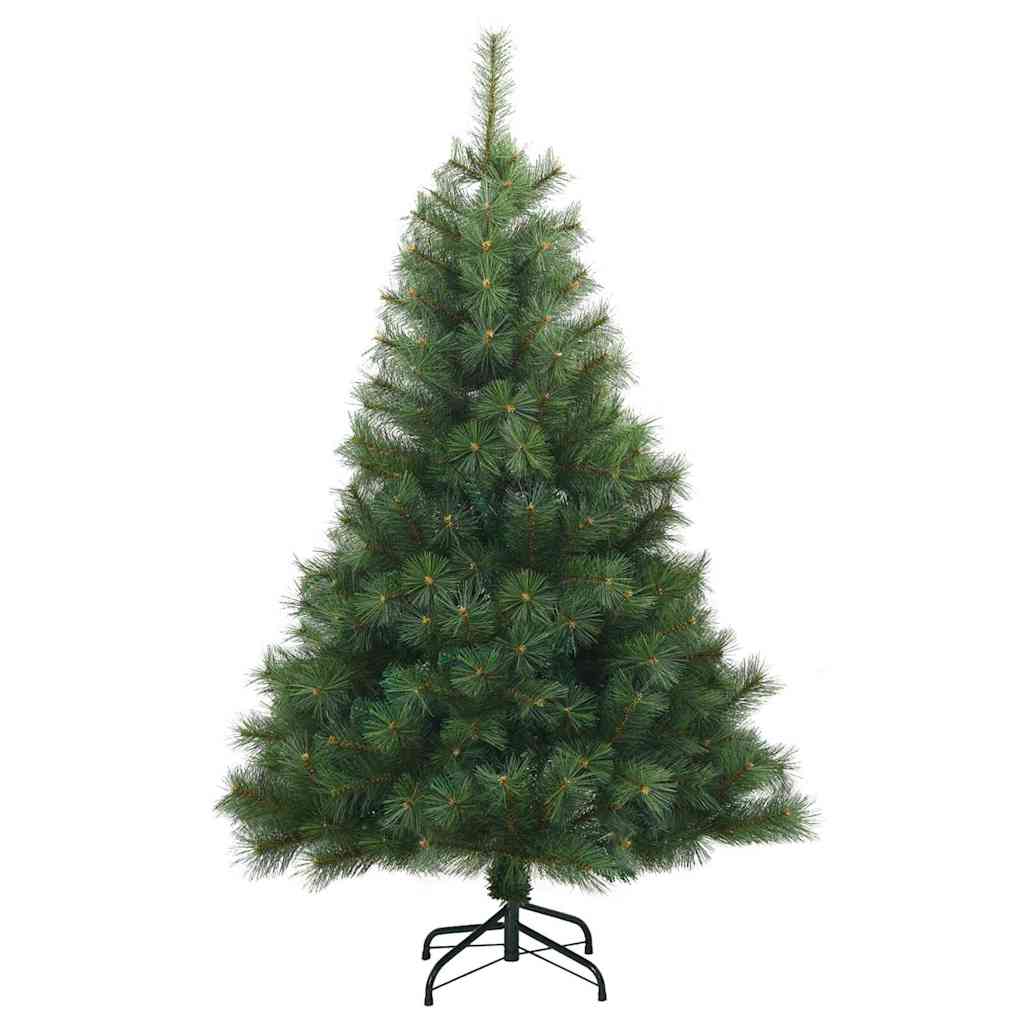 Kunstkerstboom met 150 LED met standaard Groen 120 cm PE en PVC