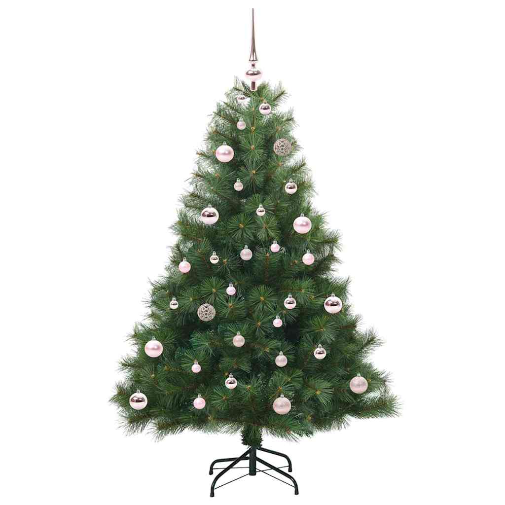 Kunstkerstboom met 150 LED met standaard Groen 150 cm PE en PVC