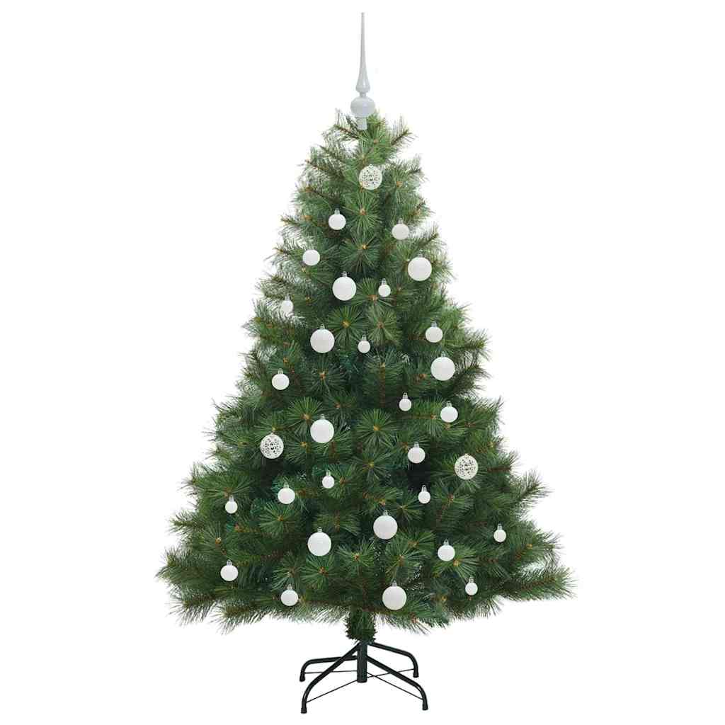 Kunstkerstboom met 150 LED met standaard Groen 150 cm PE en PVC
