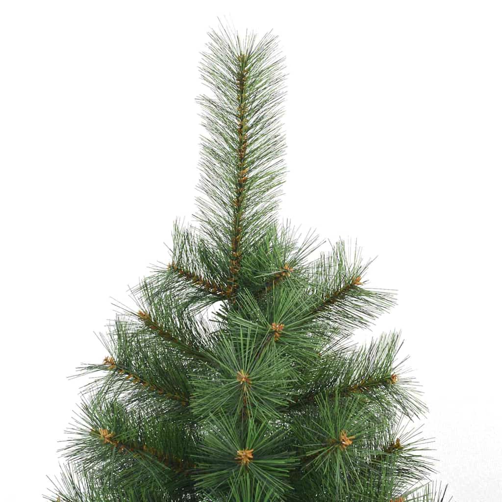 Kunstkerstboom met 150 LED met standaard Groen 150 cm PE en PVC