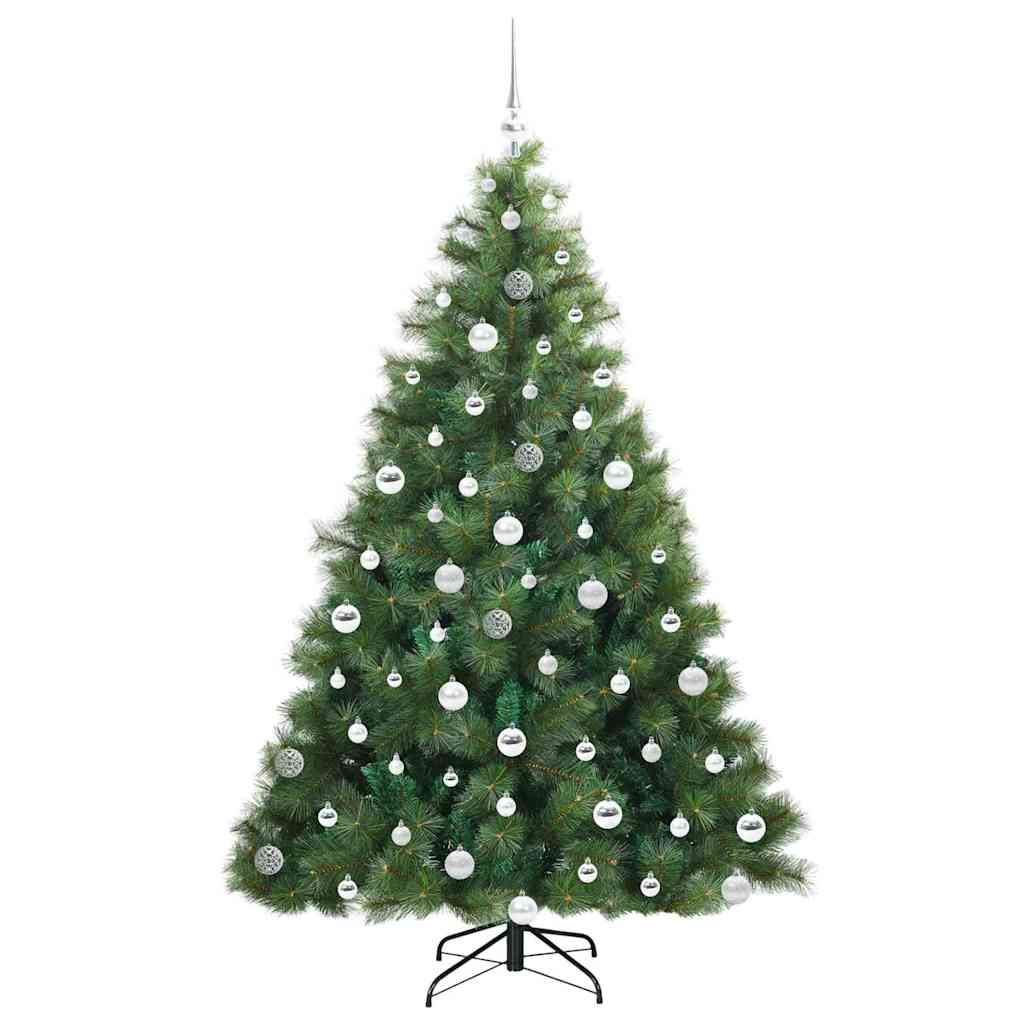 Kunstkerstboom met 300 LED met standaard Groen 180 cm PE en PVC