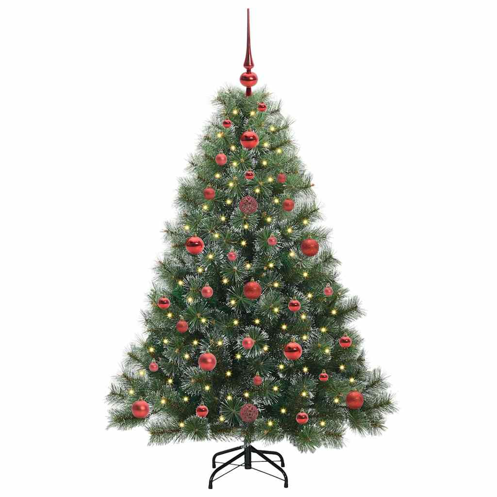 Kunstkerstboom met 150 LED met standaard Groen 120 cm PE en PVC