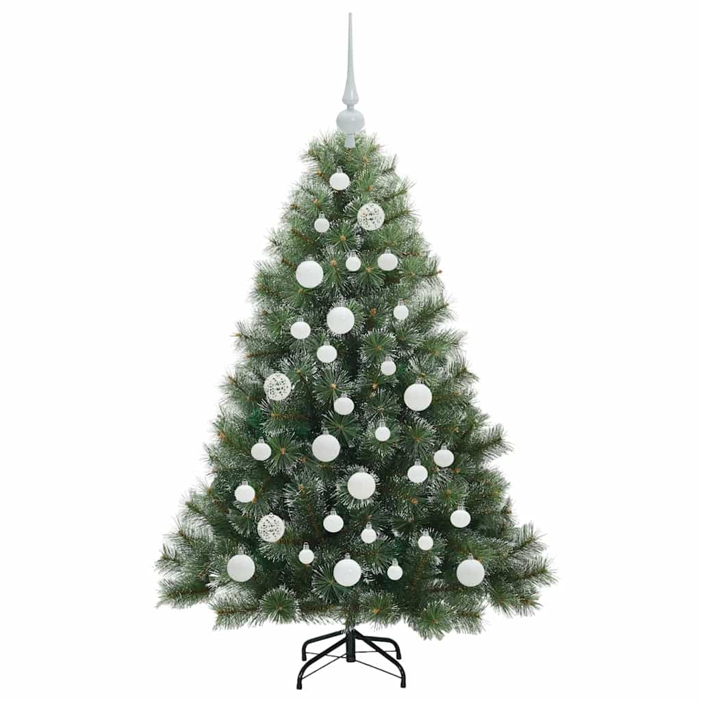 Kunstkerstboom met 150 LED met standaard Groen 120 cm PE en PVC