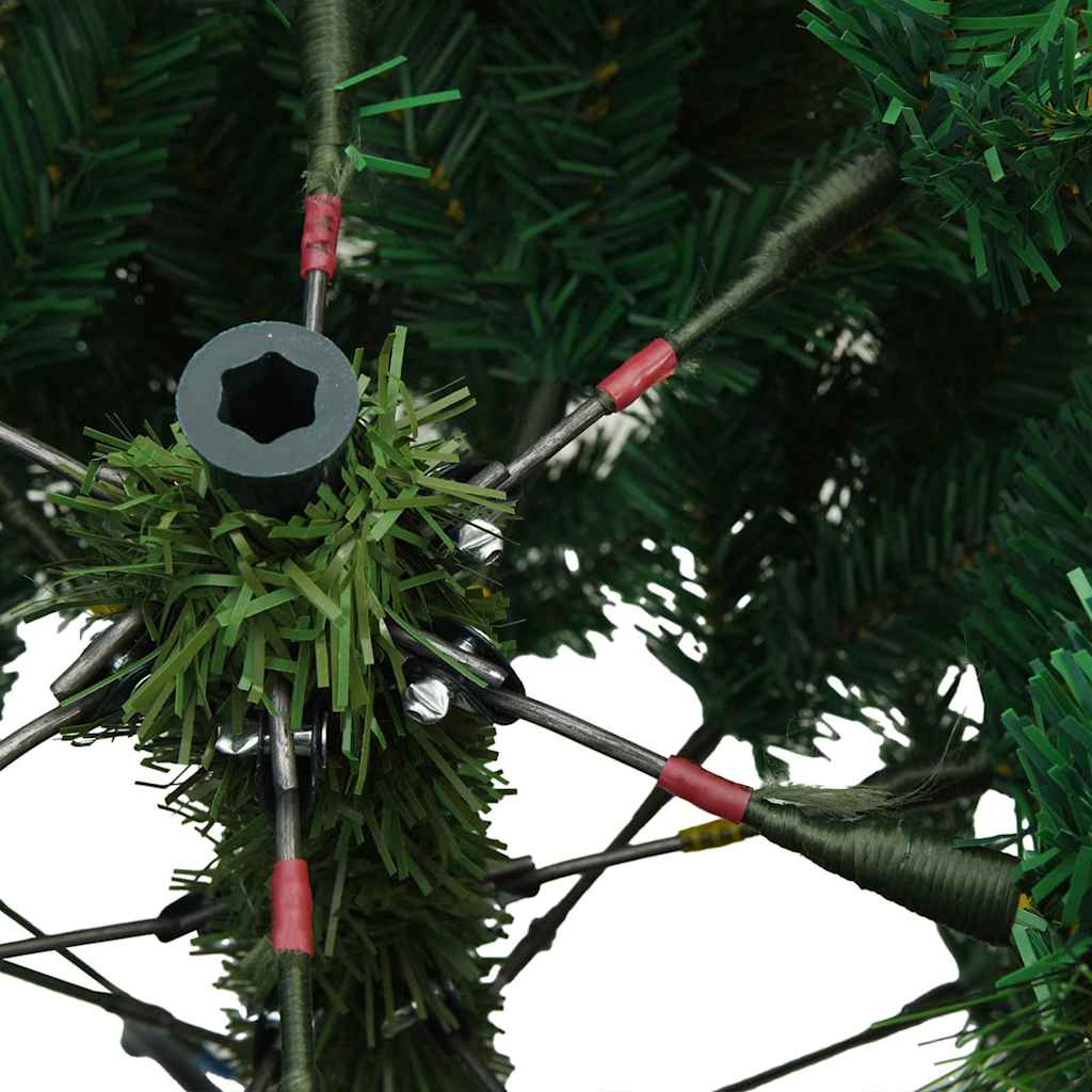 Kunstkerstboom met 150 LED met standaard Groen 120 cm PE en PVC
