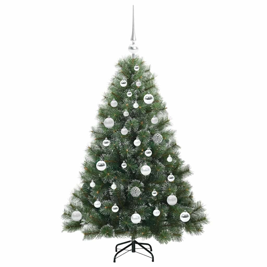 Kunstkerstboom met 150 LED met standaard Groen 120 cm PE en PVC
