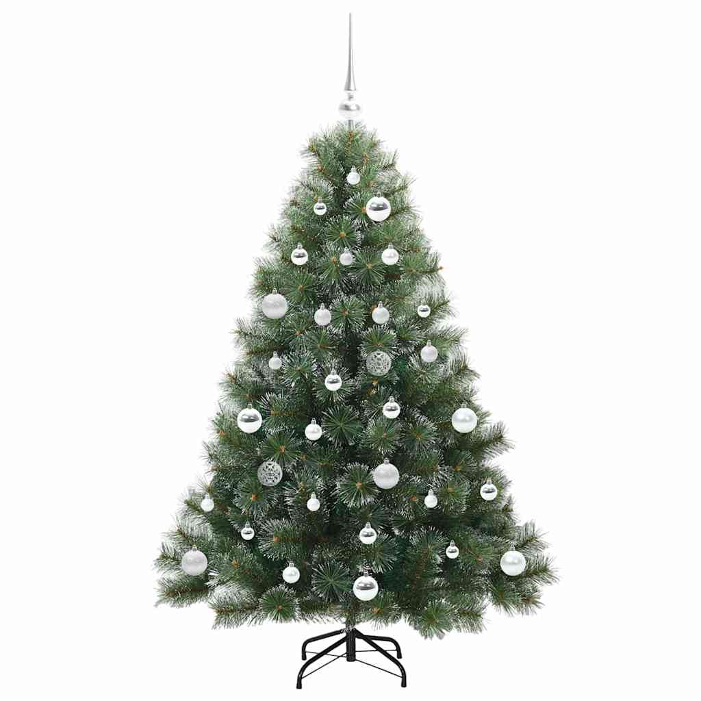 Kunstkerstboom met 150 LED met standaard Groen 150 cm PE en PVC