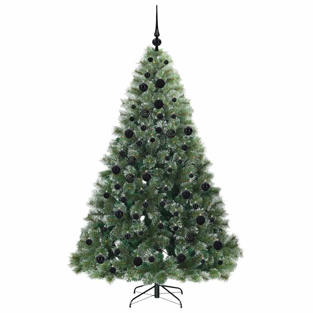 Kunstkerstboom met 300 LED met standaard Groen 180 cm PE en PVC