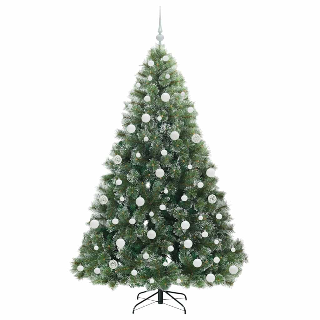Kunstkerstboom met 300 LED met standaard Groen 180 cm PE en PVC