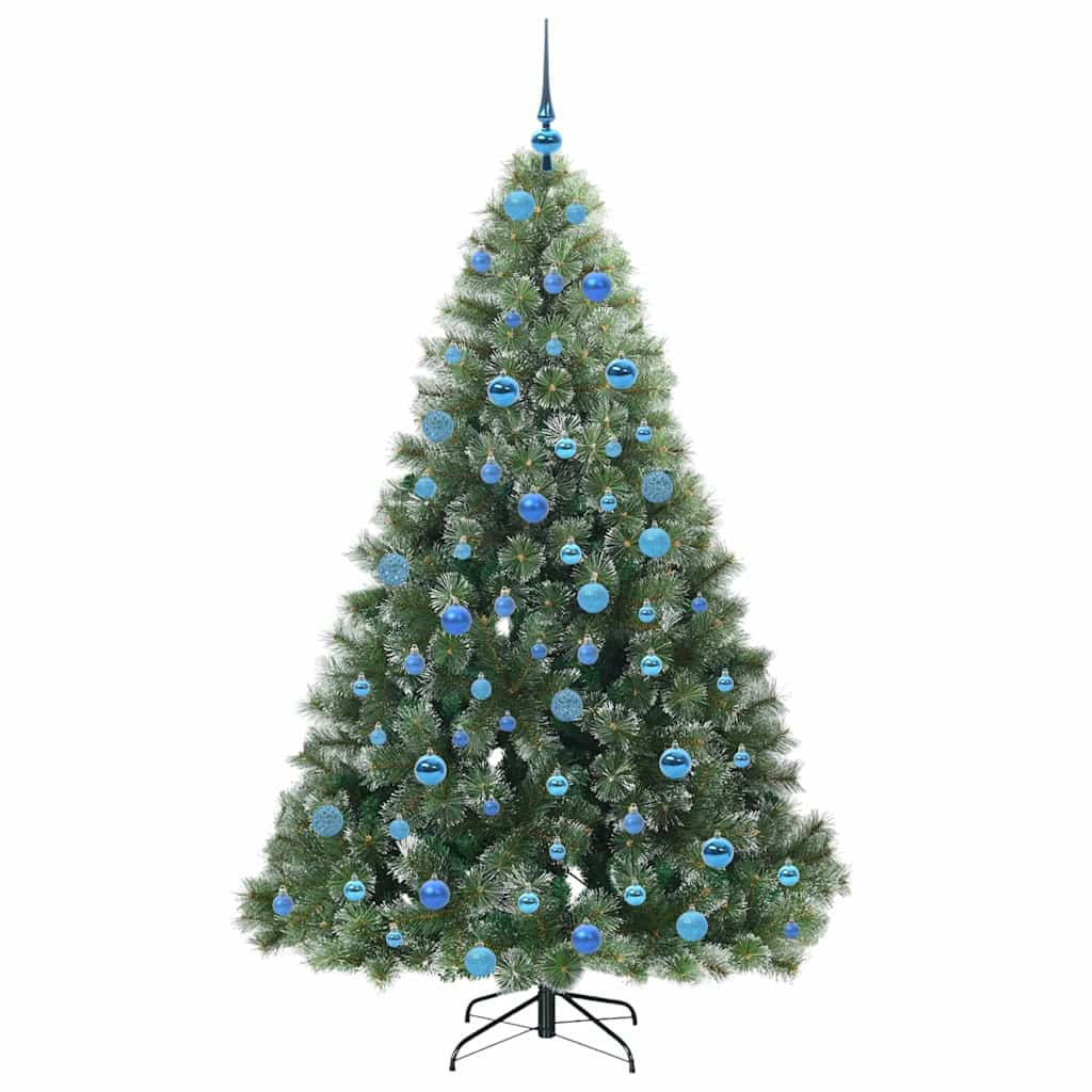 Kunstkerstboom met 300 LED met standaard Groen 180 cm PE en PVC