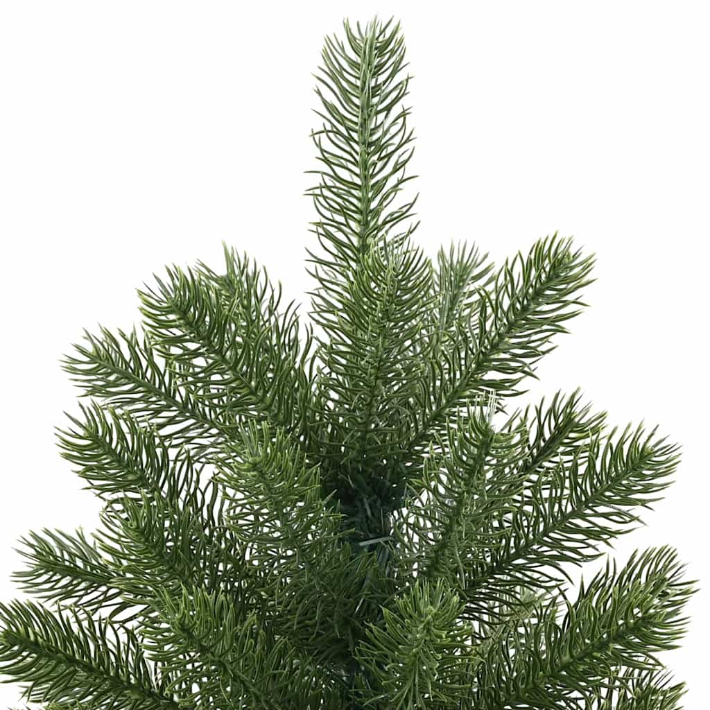 Kunstkerstboom met standaard Groen 210 cm PVC, PE en staal