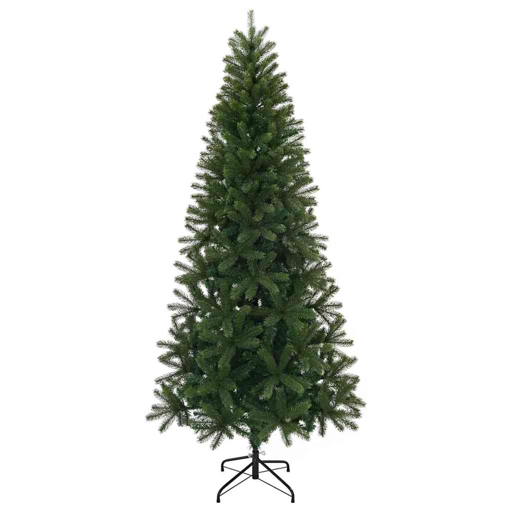 Kunstkerstboom met standaard Groen 240 cm PVC, PE en staal