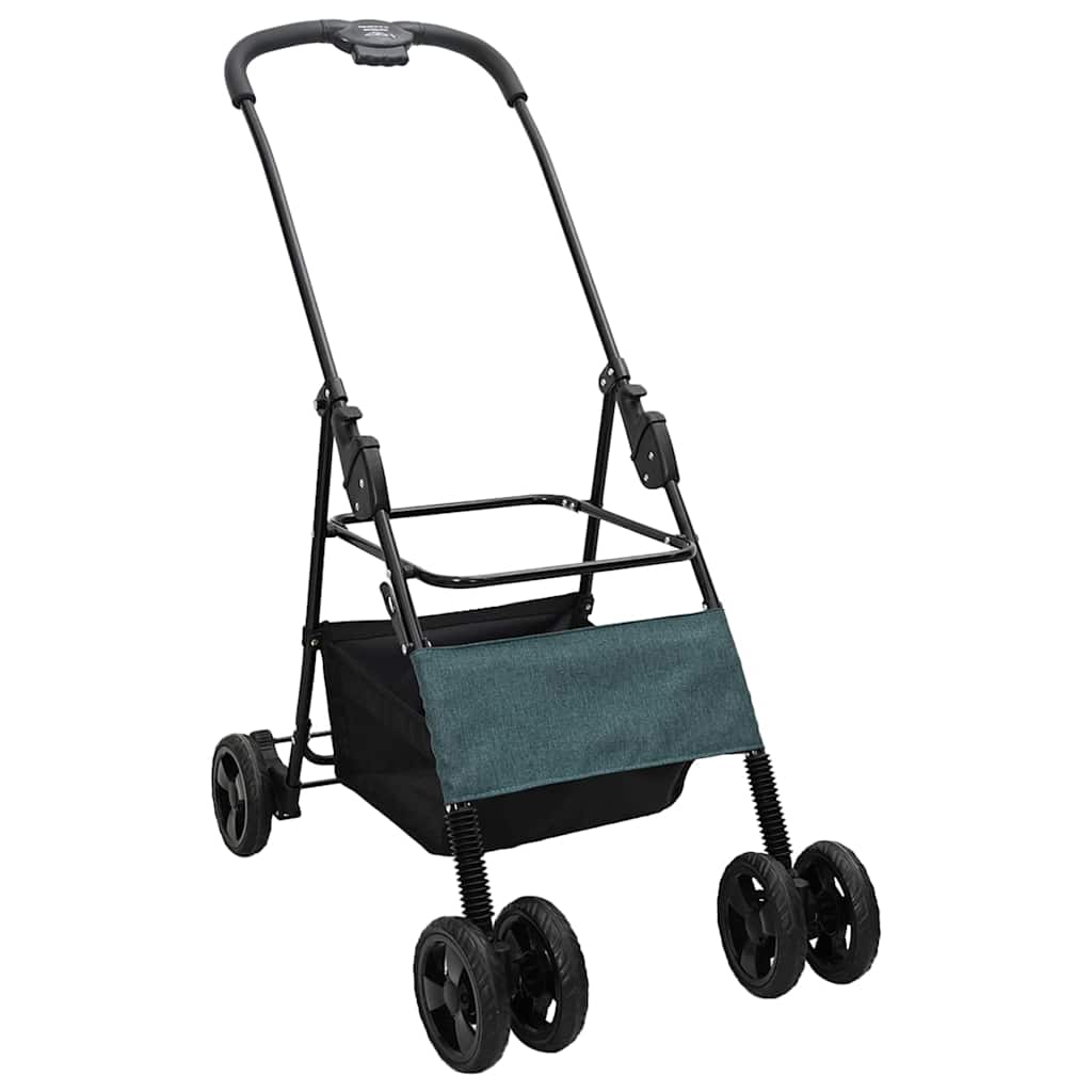 Opvouwbare Huisdierenwagen Verstelbaar Groen 81 x 47 x 99 cm