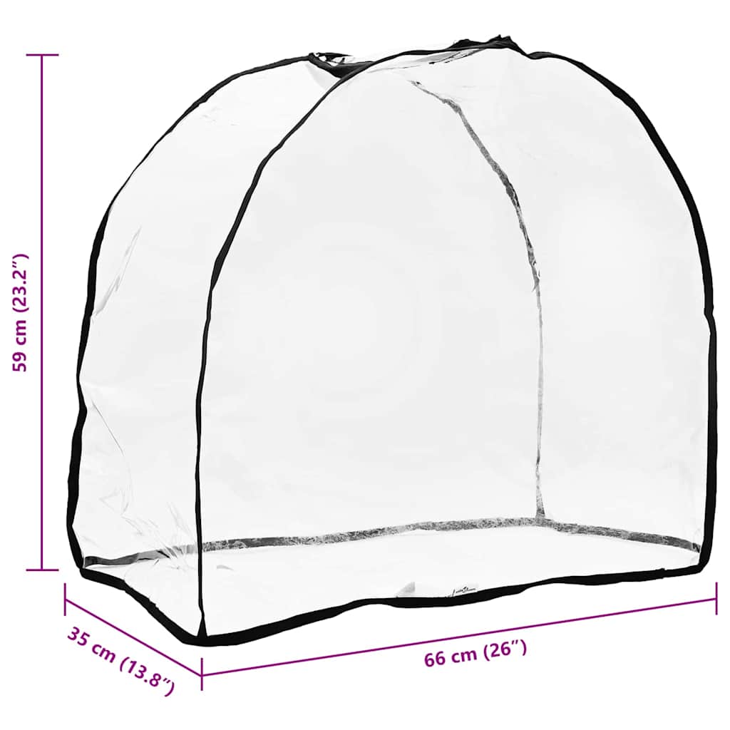 Huisdier buggyhoes Anders Doorzichtig 65 x 32 x 57 cm PVC