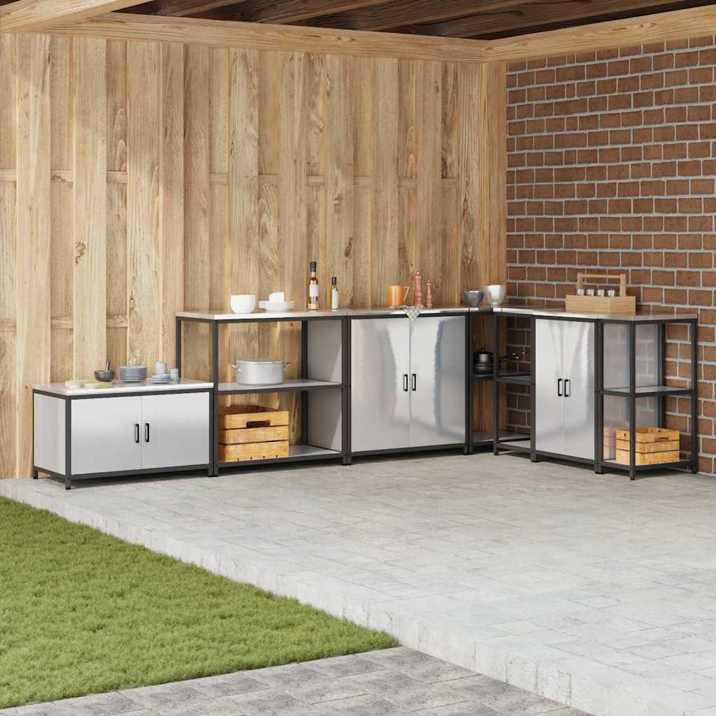 Keuken opslag plank met plank met opslag Zilver Roestvrijstaal