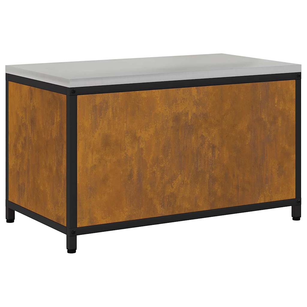 Keukenopslag Kast met plank met opslag Roestig Verweerd staal