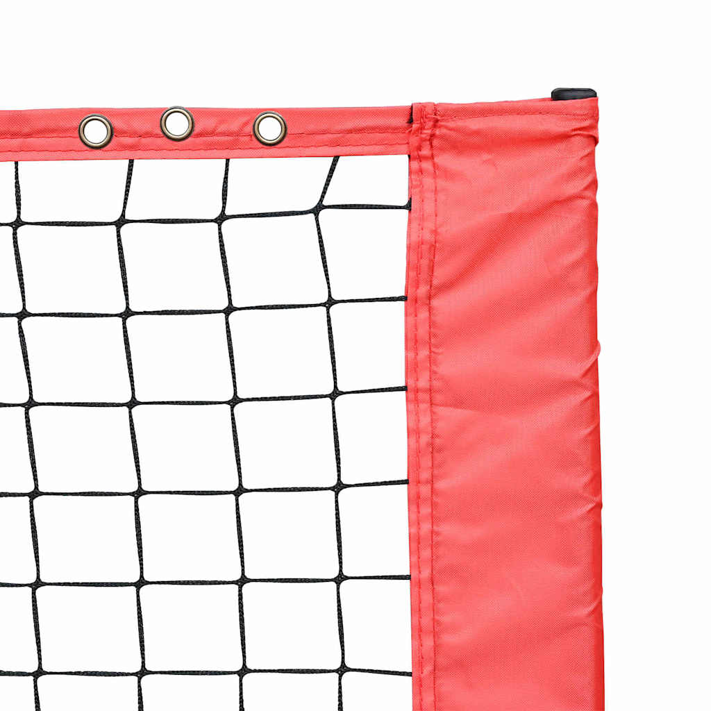 Tennisnet Zwart en rood 494.5 x 90 x 87 cm Polyester