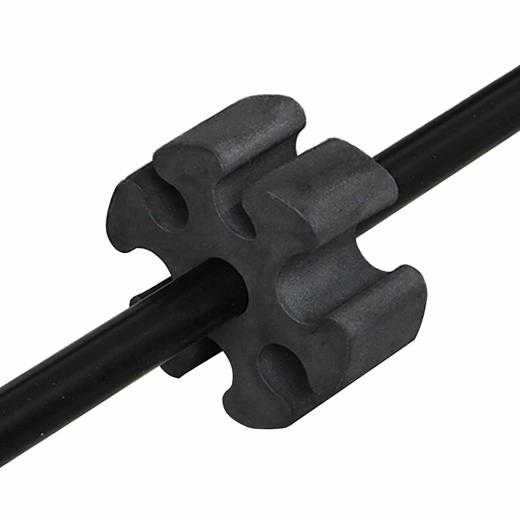 Tennisnet Zwart en rood 494.5 x 90 x 87 cm Polyester