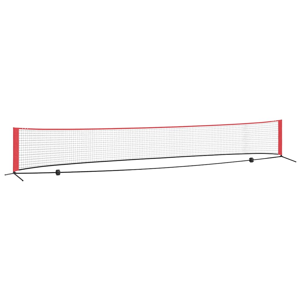 Tennisnet Zwart en rood 595 x 90.5 x 87 cm Polyester