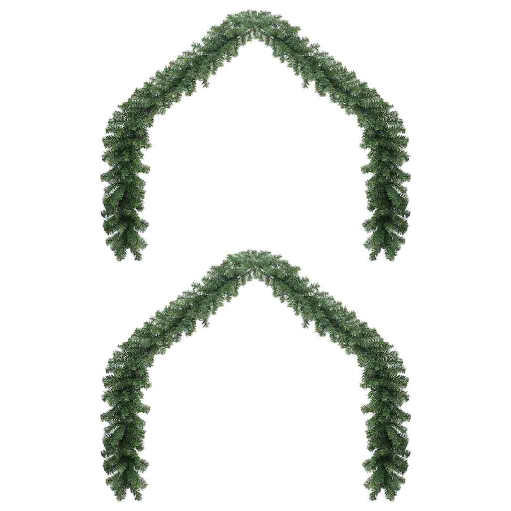Kerstkrans met 600 LED 2 pcs Groen PVC