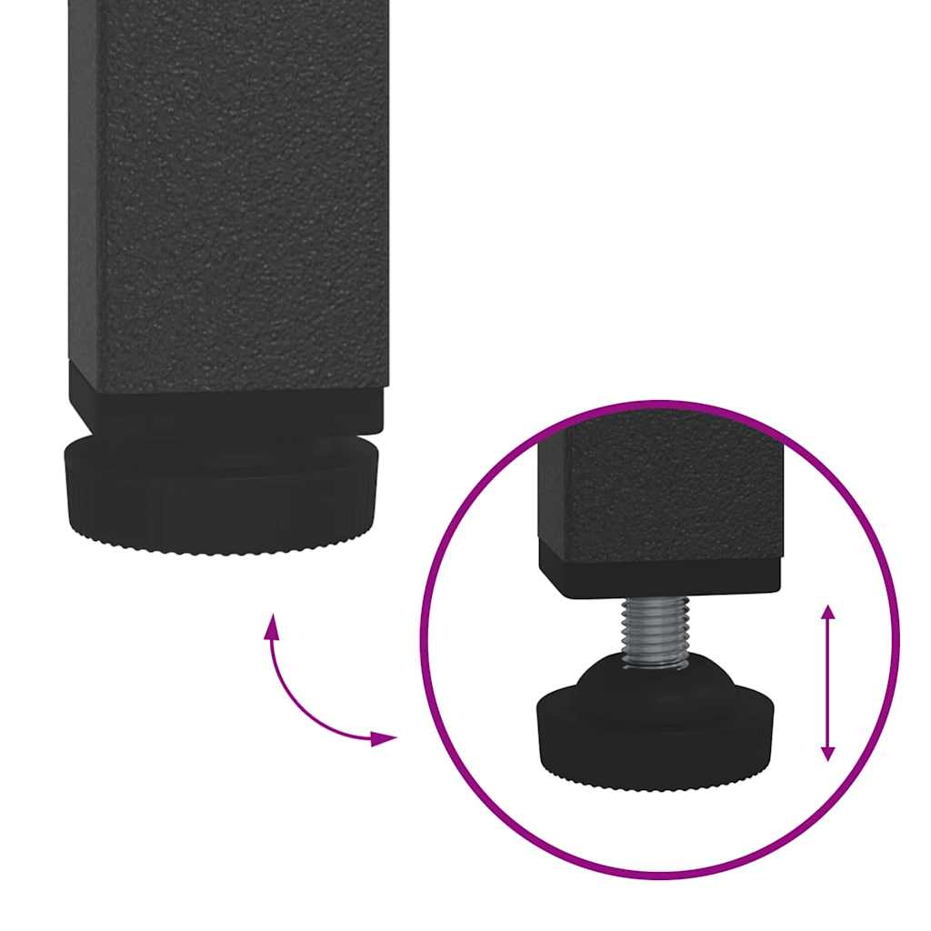 Keukenopslag set 3 pcs Roestig 180 x 50 x 92 cm Cortenstaal