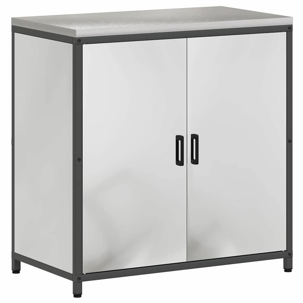 Keukenopslag set met plank Anders 3 pcs Zilver 210 x 50 x 92 cm