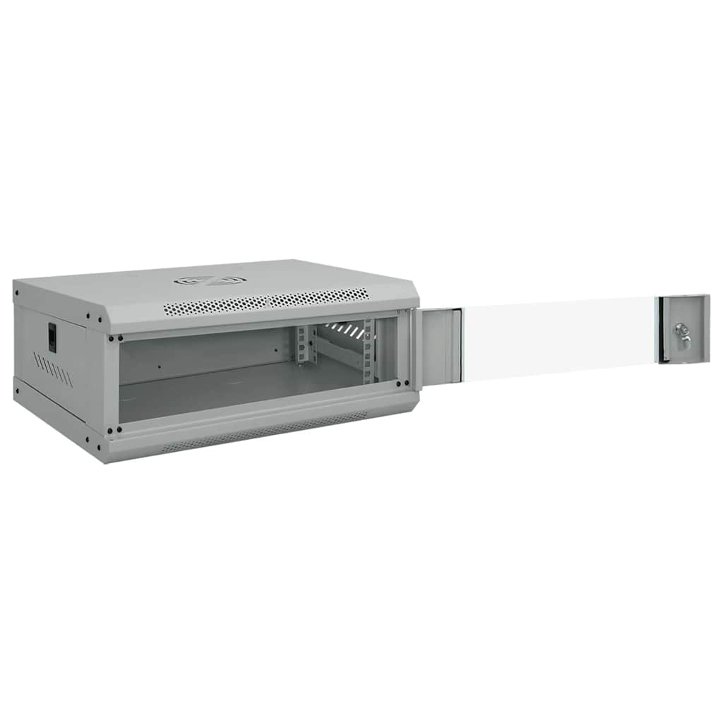 Netwerk kabinet met opslag Grijs 53 x 35 x 21 cm Staal