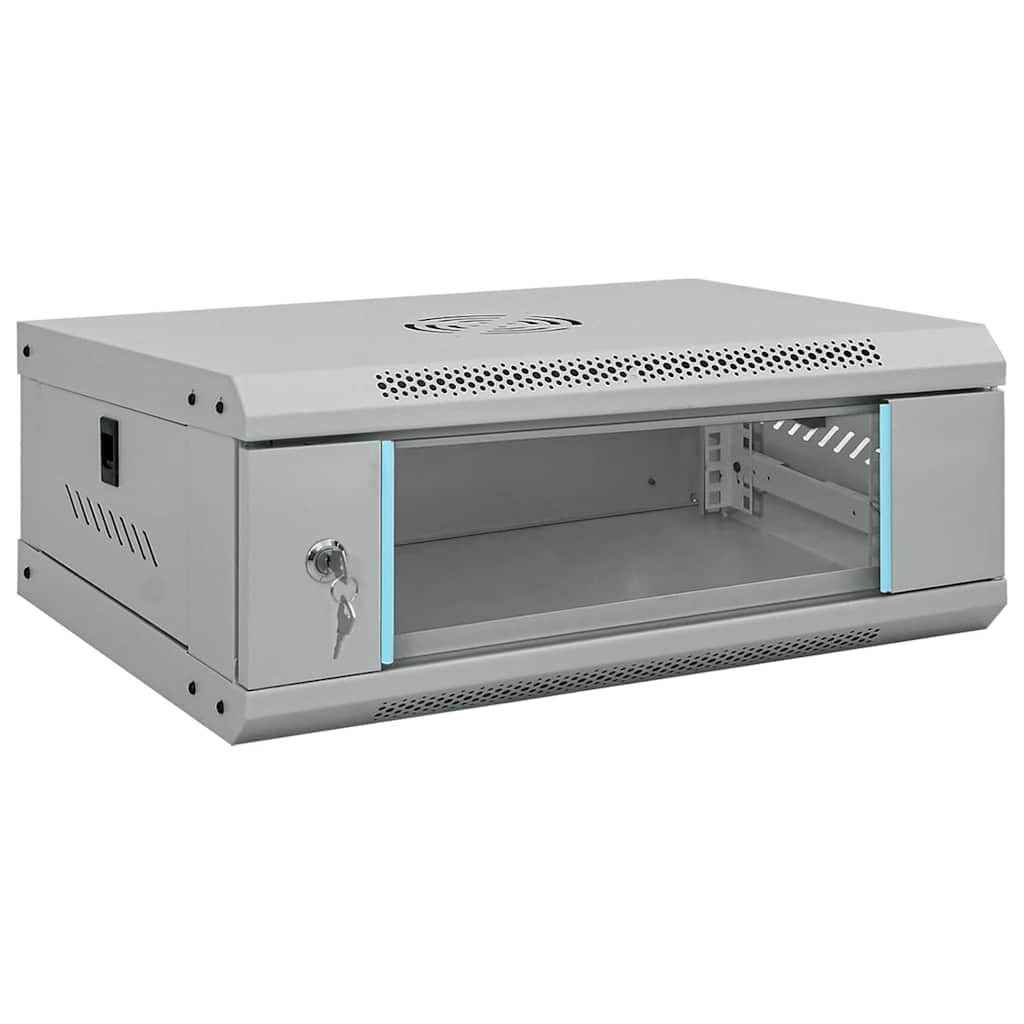 Netwerk kabinet met opslag Grijs 53 x 35 x 21 cm Staal