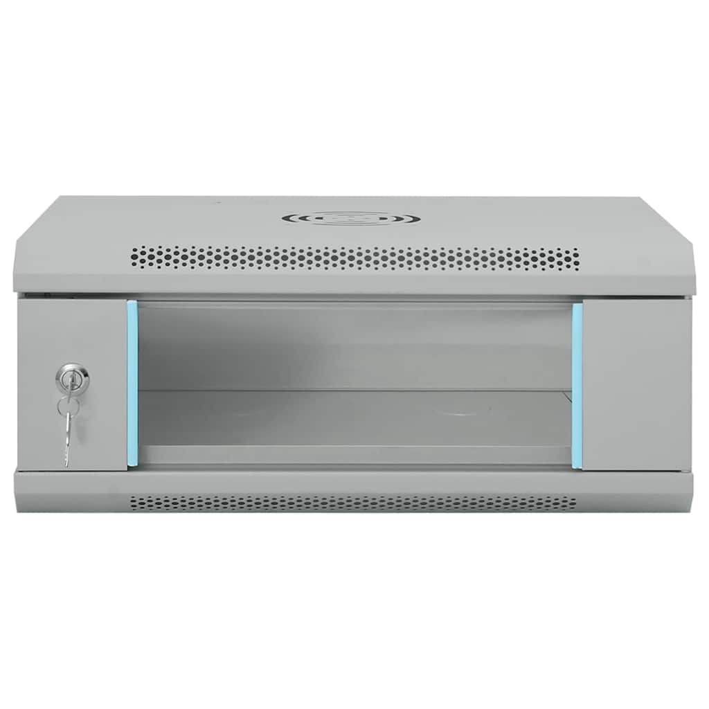 Netwerk kabinet met opslag Grijs 53 x 35 x 21 cm Staal