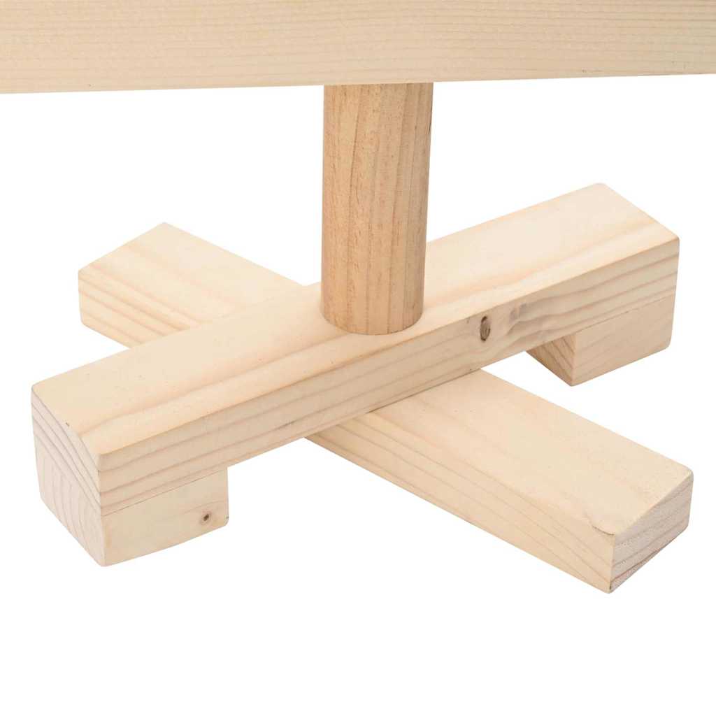 Kerstbomen met standaard Naturel 60 cm Massief grenenhout