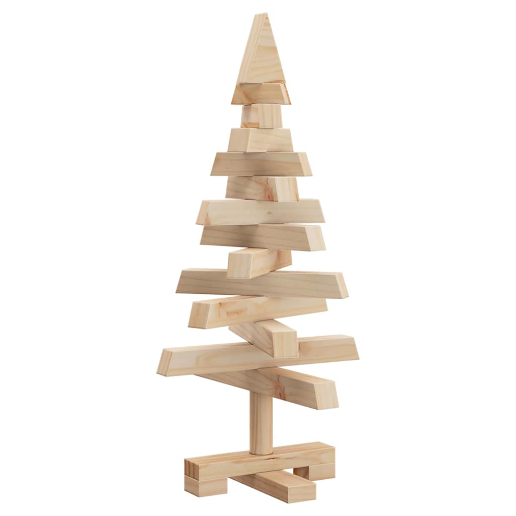 Kerstbomen met standaard Naturel 60 cm Massief grenenhout