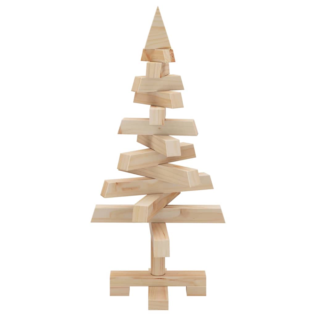 Kerstbomen met standaard Naturel 60 cm Massief grenenhout