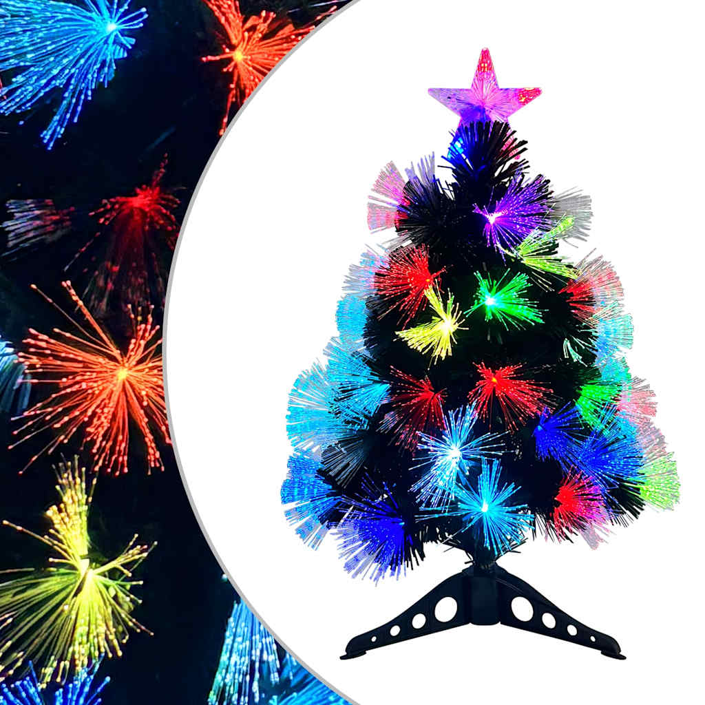 Kunstkerstboom met decoratieve touwlichten Groen 64 cm PVC