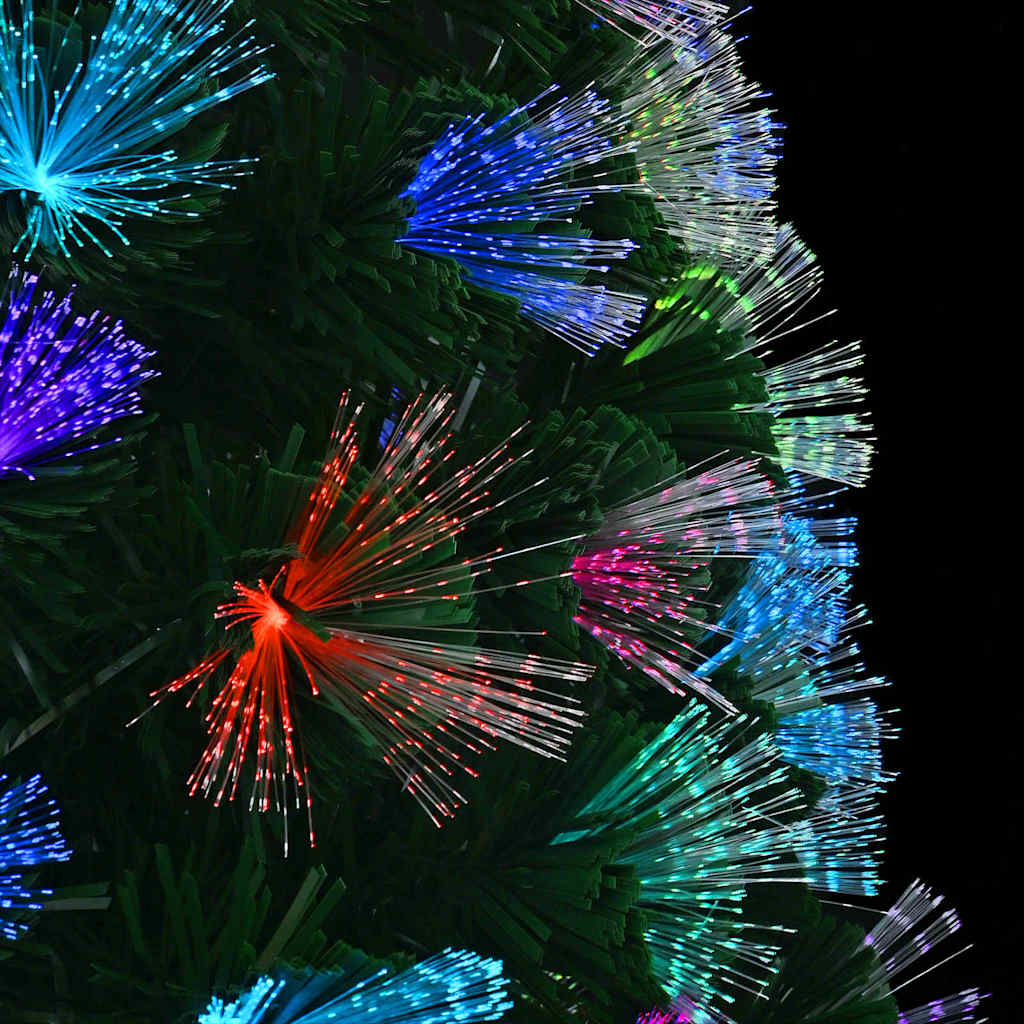 Kunstkerstboom met decoratieve touwlichten Groen 120 cm PVC