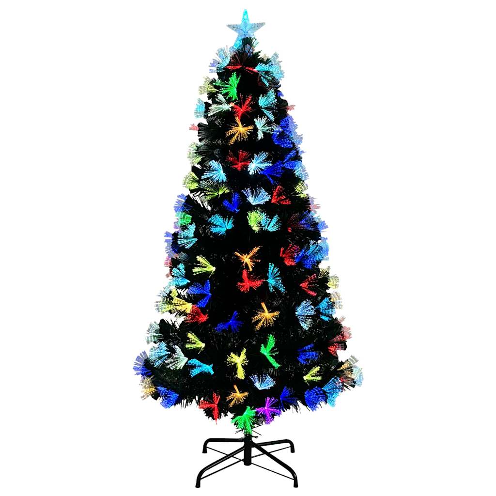 Kunstkerstboom met decoratieve touwlichten Groen 150 cm PVC