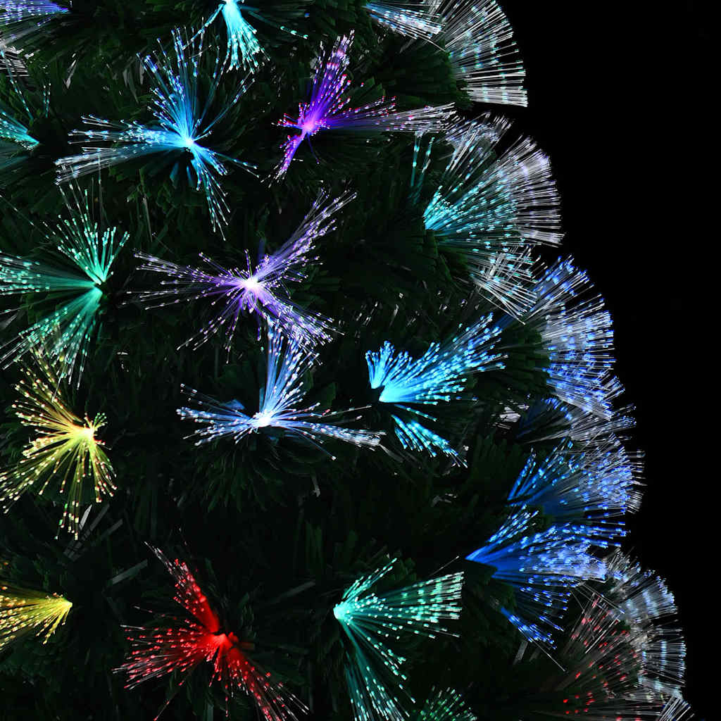 Kunstkerstboom met decoratieve touwlichten Groen 210 cm PVC