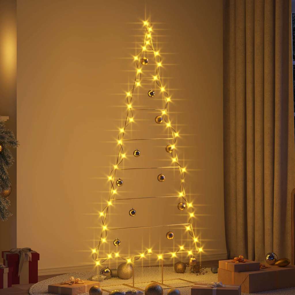 Metalen kerstboom met standaard Goud 180 cm Poedergecoat staal