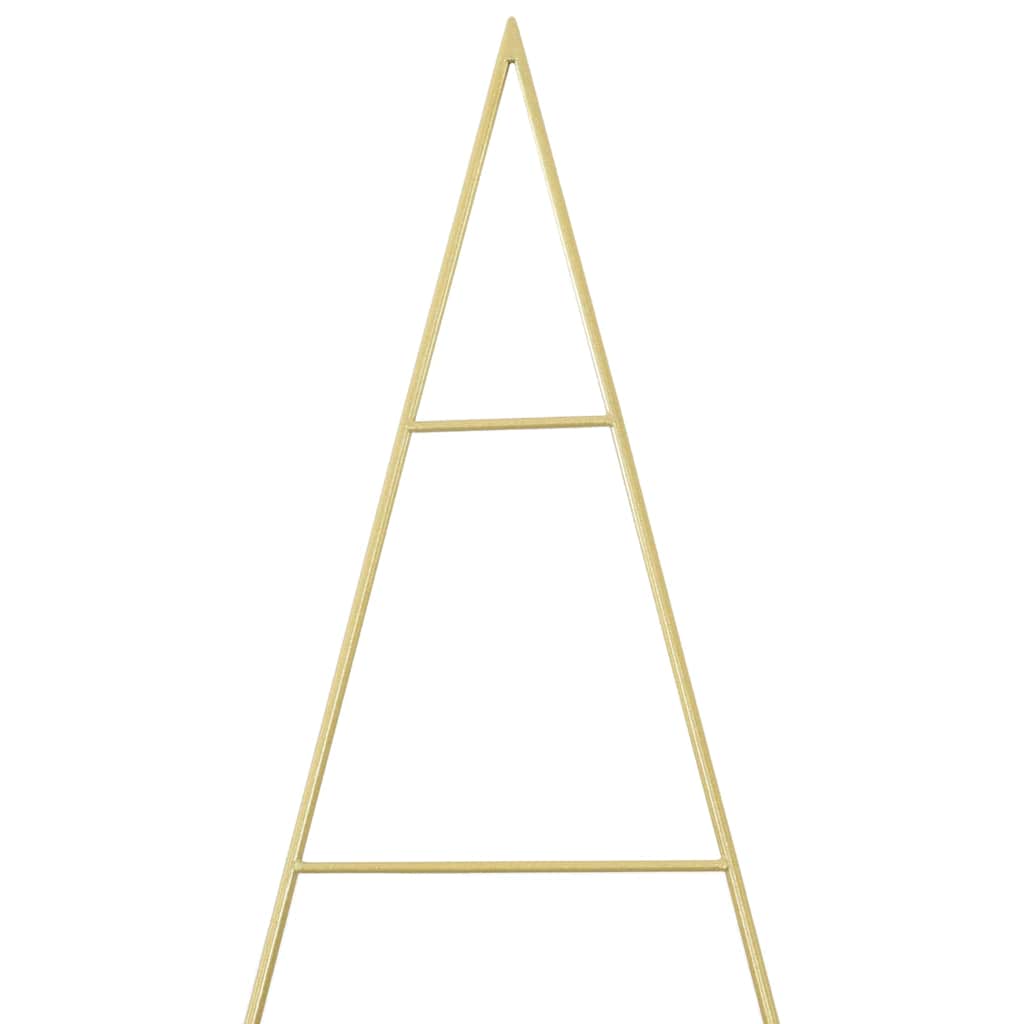 Metalen kerstboom met standaard Goud 210 cm Poedergecoat staal