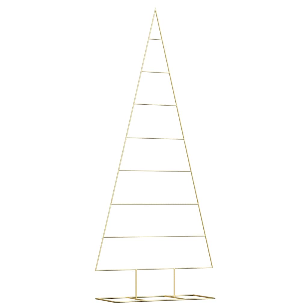 Metalen kerstboom met standaard Goud 210 cm Poedergecoat staal
