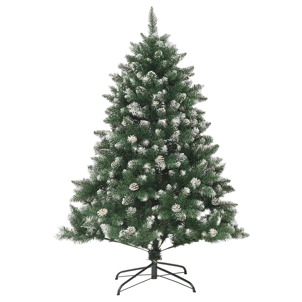 Kunstkerstboom Groen 85 x 85 x 120 cm PVC en Plastic en Staal